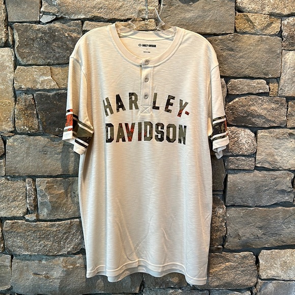 Harley-Davidson Other - NWOT Harley-Davidson Men's Staple Henley Size Large
